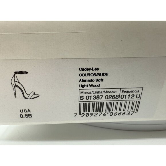 SCHUTZ Cadey-Lee Leather Stiletto Pumps Size 8.5B Womens 4" Heels New In Box - Picture 6 of 11